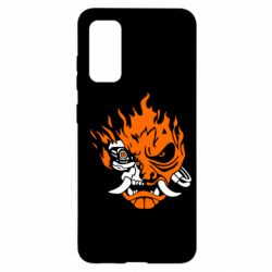 Чехол для Samsung S20 Cyberpunk 2077 fire - PrintSalon