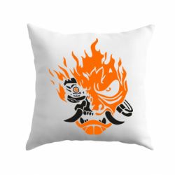 Подушка Cyberpunk 2077 fire