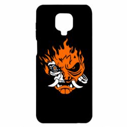Чехол для Xiaomi Redmi Note 9S/9Pro/9Pro Max Cyberpunk 2077 fire - PrintSalon