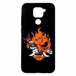 Чехол для Xiaomi Redmi Note 9/Redmi 10X Cyberpunk 2077 fire - PrintSalon