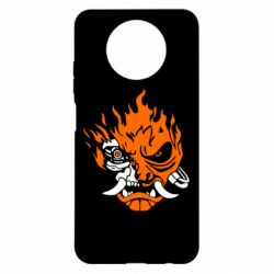 Чехол для Xiaomi Redmi Note 9 5G/Redmi Note 9T Cyberpunk 2077 fire - PrintSalon