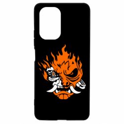 Чехол для Xiaomi Poco F3/K40 Cyberpunk 2077 fire - PrintSalon