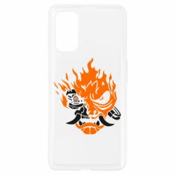 Чехол для Realme 7 Pro Cyberpunk 2077 fire