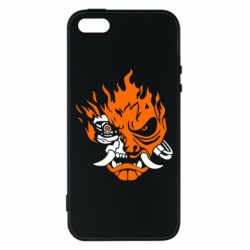 Чехол для iPhone5/5S/SE Cyberpunk 2077 fire