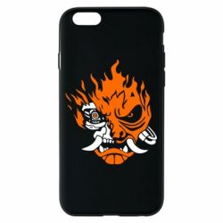 Чехол для iPhone 6/6S Cyberpunk 2077 fire - PrintSalon