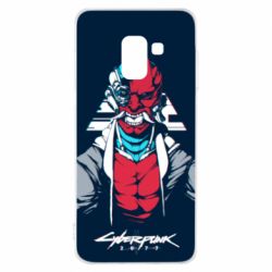 Чехол для Samsung A8 2018 Cyberpunk 2077 Troll - PrintSalon