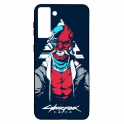 Чехол для Samsung S21+ Cyberpunk 2077 Troll-PrintSalon Чехол для Samsung S21+ Cyberpunk 2077 Troll