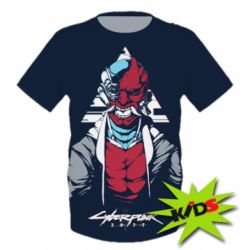 Детская 3D футболка Cyberpunk 2077 Troll - PrintSalon