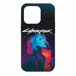 Чохол для iPhone 14 Pro Cyberpunk Girl Portrait - PrintSalon