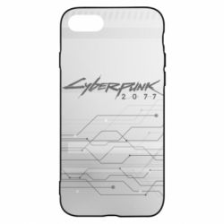 Чехол для iPhone 7 Cyberpunk gray logo - PrintSalon