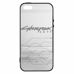 Чехол для iPhone5/5S/SE Cyberpunk gray logo - PrintSalon
