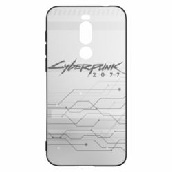 Чехол для Meizu X8 Cyberpunk gray logo - PrintSalon