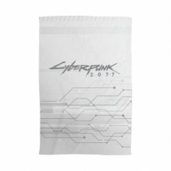 Полотенце с принтом Cyberpunk gray logo - PrintSalon