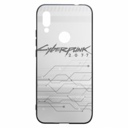 Чехол для Xiaomi Redmi 7 Cyberpunk gray logo - PrintSalon