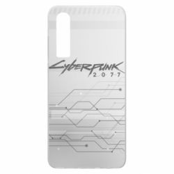 Чехол для Huawei P30 Cyberpunk gray logo - PrintSalon
