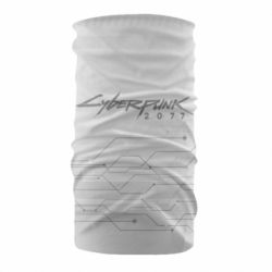 Бандана Cyberpunk gray logo - PrintSalon