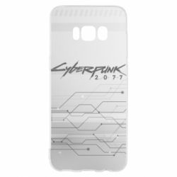 Чехол для Samsung S8 Cyberpunk gray logo - PrintSalon