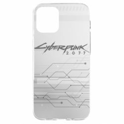 Чехол для iPhone 12 mini Cyberpunk gray logo-PrintSalon Чехол для iPhone 12 mini Cyberpunk gray logo