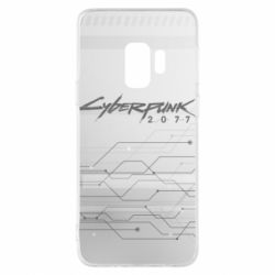 Чехол для Samsung S9 Cyberpunk gray logo - PrintSalon
