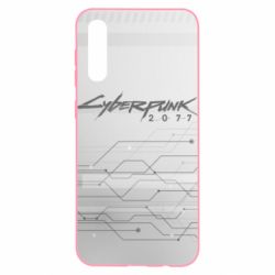 Чехол для Samsung A50 Cyberpunk gray logo - PrintSalon