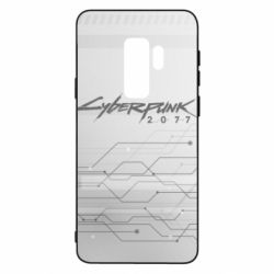 Чехол для Samsung S9+ Cyberpunk gray logo - PrintSalon