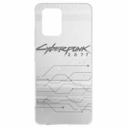 Чехол для Samsung S10 Lite Cyberpunk gray logo - PrintSalon
