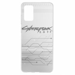 Чехол для Samsung S20+ Cyberpunk gray logo - PrintSalon