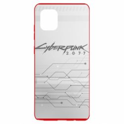 Чехол для Samsung Note 10 Lite Cyberpunk gray logo - PrintSalon