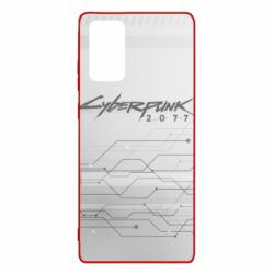 Чехол для Samsung Note 20 Cyberpunk gray logo - PrintSalon
