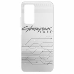 Чехол для Xiaomi Mi 10T/10T Pro Cyberpunk gray logo - PrintSalon