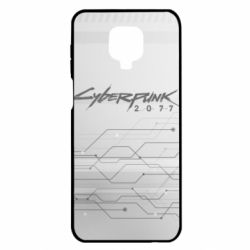 Чехол для Xiaomi Redmi Note 9S/9Pro/9Pro Max Cyberpunk gray logo - PrintSalon