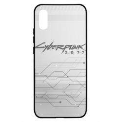 Чехол для Xiaomi Redmi 9a Cyberpunk gray logo - PrintSalon