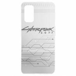 Чехол для Realme 7 Pro Cyberpunk gray logo