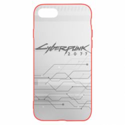Чехол для iPhone SE 2022 Cyberpunk gray logo - PrintSalon