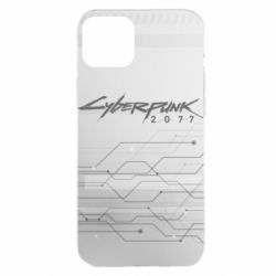 Чохол для iPhone 14 Plus Cyberpunk gray logo-PrintSalon Чохол для iPhone 14 Plus Cyberpunk gray logo