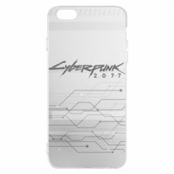 Чехол для iPhone 6 Plus/6S Plus Cyberpunk gray logo - PrintSalon