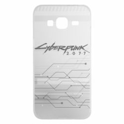 Чехол для Samsung J3 2016 Cyberpunk gray logo - PrintSalon