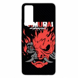 Чехол для Huawei P Smart 2021 Cyberpunk samurai - PrintSalon