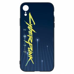 Чехол для iPhone XR Cyberpunk with background - PrintSalon