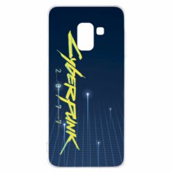 Чехол для Samsung A8 2018 Cyberpunk with background - PrintSalon