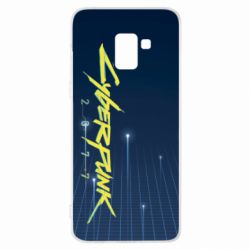 Чехол для Samsung A8+ 2018 Cyberpunk with background - PrintSalon