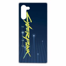 Чехол для Samsung Note 10 Cyberpunk with background - PrintSalon
