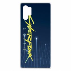 Чехол для Samsung Note 10 Plus Cyberpunk with background - PrintSalon
