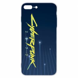 Чехол для iPhone 8 Plus Cyberpunk with background - PrintSalon