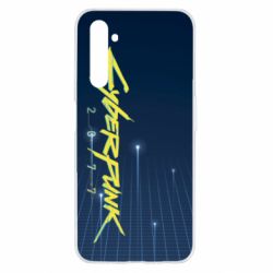 Чехол для Realme 6 Cyberpunk with background - PrintSalon