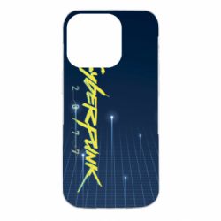 Чехол для iPhone 14 Pro Cyberpunk with background - PrintSalon