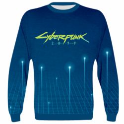 3D свитшот Cyberpunk with background - PrintSalon