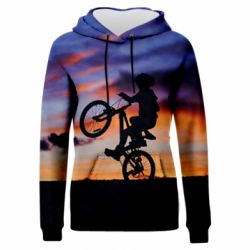 Жіноче 3D худі Cyclist-PrintSalon Жіноче 3D худі Cyclist