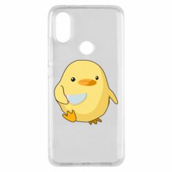 Чехол для Xiaomi Mi A2 Цыпленок с ножом мем - PrintSalon