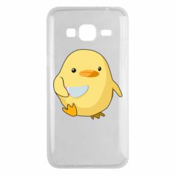 Чехол для Samsung J3 2016 Цыпленок с ножом мем - PrintSalon